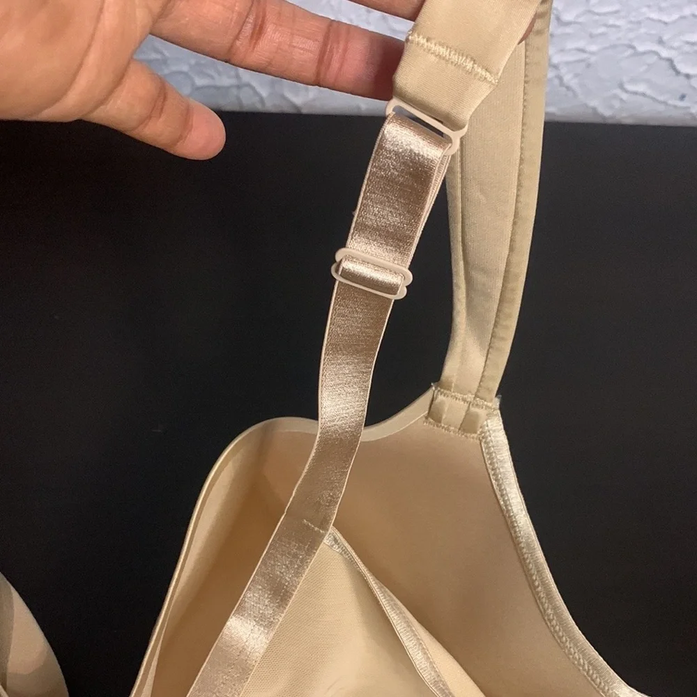 Cacique Bra NEW French Full Coverage Beige Taupe 44C Lightly Lined Underwear